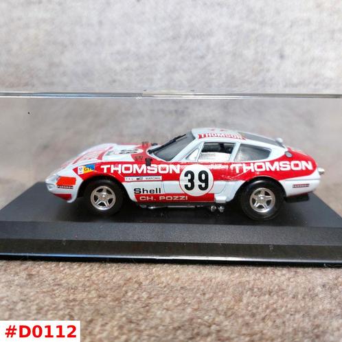 Ferrari 365 GTB/4 Daytona THOMSON Le Mans '73 #39 TOP MODEL, Hobby en Vrije tijd, Modelauto's | 1:43, Zo goed als nieuw, Auto