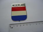 sticker Nederland nl logo auto oldtimer jaren 60 70, Verzamelen, Stickers, Overige typen, Zo goed als nieuw, Verzenden