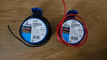 Installatiedraad Rood & zwart 6mm2 beschikbaar voor biedingen