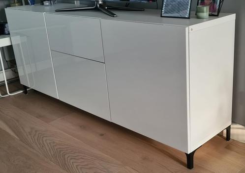 IKEA Besta dressoir wit, Huis en Inrichting, Kasten | Dressoirs, Zo goed als nieuw, 150 tot 200 cm, 25 tot 50 cm, Met lade(s)