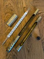 Vintage DDR Thermometer – Messing, 1977, Antiek en Kunst, Ophalen of Verzenden