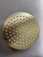 Te koop douchekop goudkleurig 20 cm rond, Ophalen of Verzenden, Nieuw, Wit
