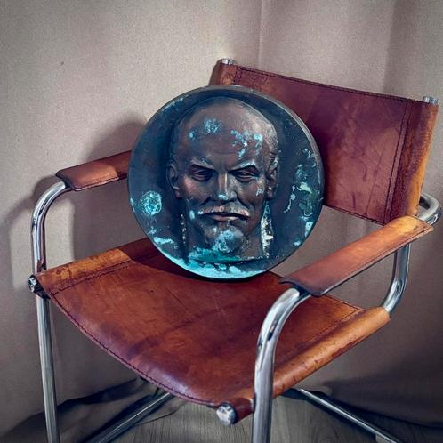 Grote Sovjet Lenin Wandplaquette – Kauno Dailė, Litouwen, Verzamelen, Militaria | Algemeen, Ophalen of Verzenden