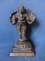 Bronzen sculptuur Vira Ganapati / Ganesha m. 16 armen h 21,5, Antiek en Kunst, Kunst | Beelden en Houtsnijwerken, Ophalen of Verzenden