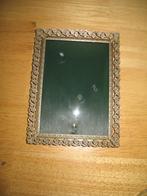 Zilverkleurig fotolijst met iets Opstaande Rand* Vintage, Ophalen of Verzenden
