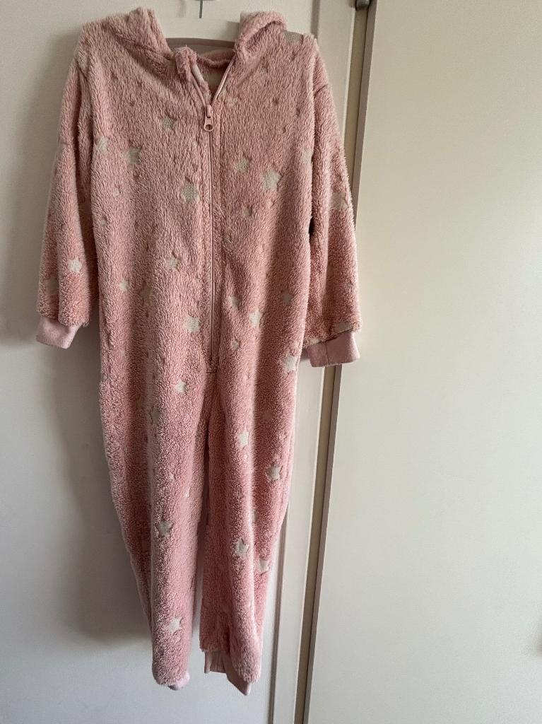 Onesie 98/ 104 roze sterren, Ophalen, Zeeman, Meisje, Overige typen
