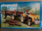 Playmobil tractor met houttransport Nr 4209, Kinderen en Baby's, Speelgoed | Playmobil, Ophalen of Verzenden, Zo goed als nieuw