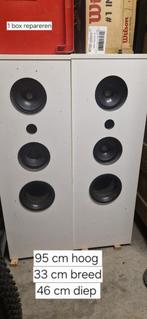Speaker boxen • 2 stuks • met ombouw, Ophalen, Minder dan 60 watt, Front, Rear of Stereo speakers, Overige merken