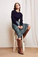 Prachtige blauwe satijnen rok Fabienne Chapot maat 38, Kleding | Dames, Rokken, Maat 38/40 (M), Blauw, Ophalen of Verzenden, Zo goed als nieuw