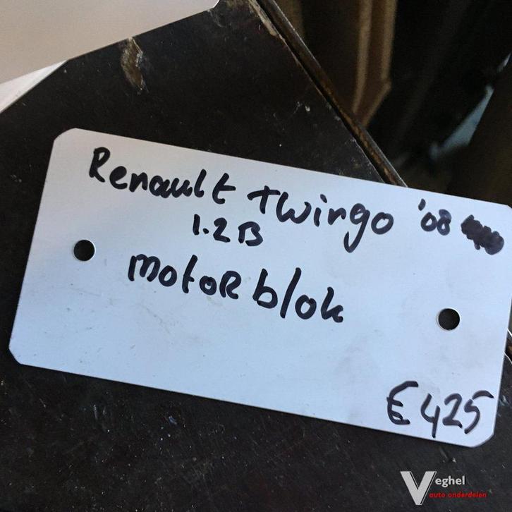 Renault Twingo 1.2 B 2008 Motorblok, Auto-onderdelen, Motor en Toebehoren, Gebruikt, Ophalen
