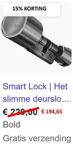 15% Korting op Bold Smart Locks, Ophalen, Nieuw, Rvs, Slot