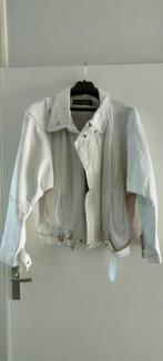 Leren jas wit, Kleding | Heren, Ophalen, Maat 52/54 (L), Wit, Park Avenue