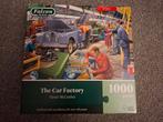 FALCON de Luxe Puzzel - The Car Factory - 1000 Stukjes, Ophalen of Verzenden, 500 t/m 1500 stukjes, Zo goed als nieuw, Legpuzzel