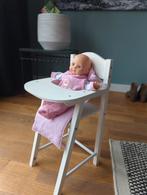 Leuke kleine eetstoel voor poppen, Kinderen en Baby's, Speelgoed | Houten speelgoed, Overige typen, Zo goed als nieuw, Ophalen