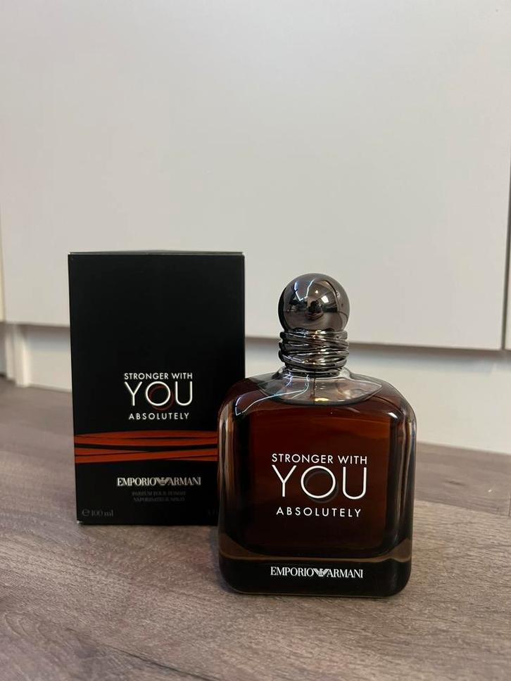 Emporio Armani Stronger With You Absolutely Parfum 100ml, Sieraden, Tassen en Uiterlijk, Uiterlijk | Parfum, Nieuw, Ophalen of Verzenden