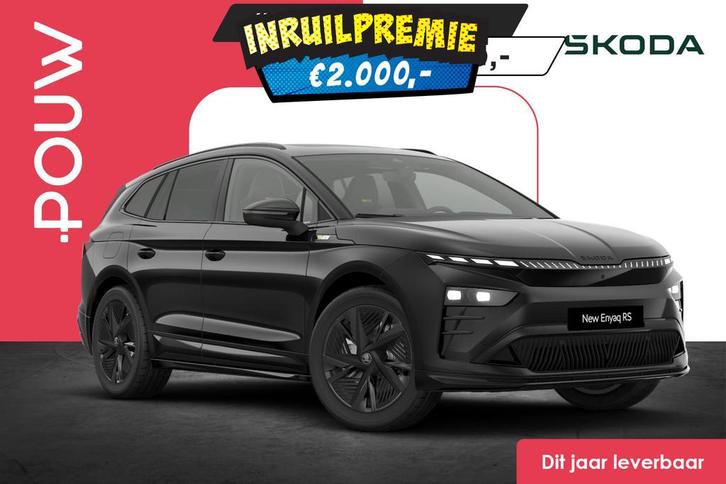 Skoda Enyaq 85 340pk RS | Business Upgrade MAXX | Warmtepomp, Auto's, Skoda, Bedrijf, Te koop, Enyaq, 360° camera, 4x4, ABS, Achteruitrijcamera