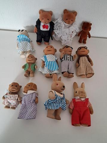 Vintage Sylvanian Families Figuren Set beschikbaar voor biedingen