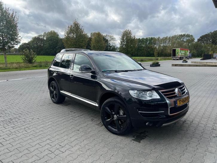 Volkswagen Touareg 3.0 TDI 165KW 4MOTION Zwart youngtimer, Auto's, Volkswagen, Bedrijf, Touareg, 4x4, ABS, Adaptive Cruise Control