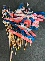 Stokje met lint voor bruiloft (25 stuks), Ophalen of Verzenden, Gebruikt, Versiering, Geboorte of Huwelijk