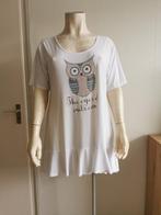 408 .. nieuwe witte jurk van magna maat 52 - 54, Kleding | Dames, Grote Maten, Nieuw, Ophalen of Verzenden, Magna, Wit