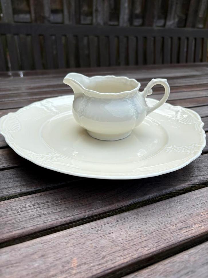 Mosa Maastricht Schaal & Sauskom Antiek, Antiek en Kunst, Antiek | Servies los, Ophalen of Verzenden