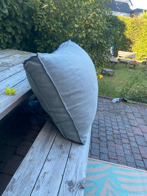 Groot Grijs Zitkussen - Palletkussen, Tuin en Terras, Tuinmeubel-accessoires, Gebruikt, Ophalen