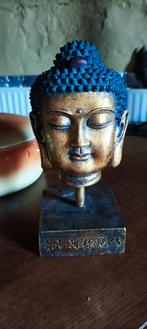 Buddha beeldje op sokkel, Huis en Inrichting, Woonaccessoires | Boeddhabeelden, Ophalen of Verzenden, Zo goed als nieuw