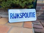 Oud antiek emaille bord Rijkspolitie in zeer nette staat, Eu, Eu, Overige typen, Overige soorten