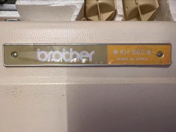 BROTHER deal : KH860, KR830, MET ACCESOIRES EN FRAME beschikbaar voor biedingen