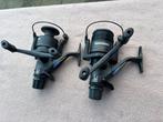 2 x shimano 8010 aero baitrunner molens, Watersport en Boten, Hengelsport | Karpervissen, Ophalen of Verzenden, Gebruikt, Molen