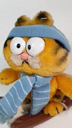 Garfield op Skis, vintage Dakin knuffel uit 1981. 8B1, Tweedehands verkoop, Tweedehands verkoop, Gebruikt, Overige typen