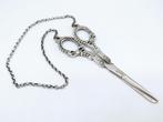 Zilveren schaar met jasseronketting, Frankrijk, 18e eeuws, Antiek en Kunst, Verzenden, Zilver