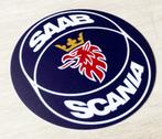 SAAB SCANIA   reclamebord plastic 24cm, Verzamelen, Merken en Reclamevoorwerpen, Ophalen of Verzenden, Zo goed als nieuw, Reclamebord