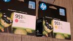 HP inktcartridges 2x 951XL magenta & geel, Computers en Software, Printerbenodigdheden, Nieuw, Ophalen of Verzenden