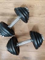 Dumbbells 2 x 15,7 kg.   €20,- vaste prijs, Ophalen, Zo goed als nieuw, Dumbbell