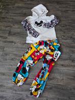 Mickey Mouse Set - Hoodie Nike  & Broek, Kleding | Dames, Maat 38/40 (M), Wit, Nike, Ophalen of Verzenden