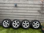 Lichtmetalen velgen met Michelin winterbanden - 205/60 R16, Gebruikt, 16 inch, Banden en Velgen, Personenwagen