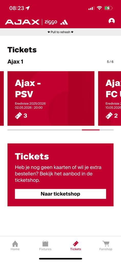 Ajax - PSV 2x Zuid 2, Tickets en Kaartjes, Sport | Voetbal, Twee personen, Februari