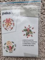 Kerstkaarten borduurpakketjes,nieuw in verpakking, Ophalen of Verzenden, Papier of Karton