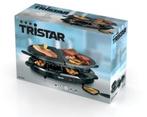 Tristar Raclette/gourmet/steengrill 8 persoons RA 2946 1200W, Ophalen of Verzenden, Gebruikt, 8 personen of meer