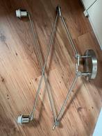 Hanglamp 2 armen, verstelbaar, Ophalen, Gebruikt, Metaal