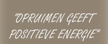 opruimcoach nodig? ik kan u per direct helpen (opruimen e.d) beschikbaar voor biedingen