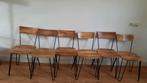 6 industriële eetkamerstoelen, Ophalen, Bruin, Zo goed als nieuw, Vijf, Zes of meer stoelen