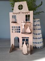 Houten Sinterklaas Speelhuis - 26cm, Ophalen of Verzenden, Nieuw, Poppenhuis