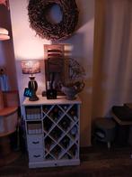 Rivièra Maison wijnkast, Ophalen, Gebruikt, Hout, Minder dan 50 cm