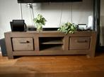 GRATIS OPHALEN - Tv meubel - massief hout, Ophalen, Gebruikt, 150 tot 200 cm, Minder dan 100 cm