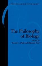 The Philosophy of Biology D L Hull M Ruse, Zo goed als nieuw, Verzenden