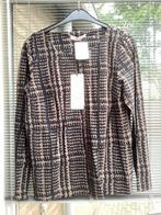 Studio Anneloes Travelstof blouse zwart tabak nieuw, Studio Anneloes, Zwart, Maat 46/48 (XL) of groter, Nieuw