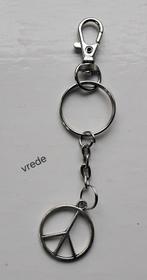 Sleutelhanger vrede - peace, Ophalen of Verzenden, Nieuw