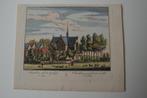 AMSTELVEEN ZUIDZIJDE GRAVURE handgekleurd 1737 Rademaker E17, Verzenden